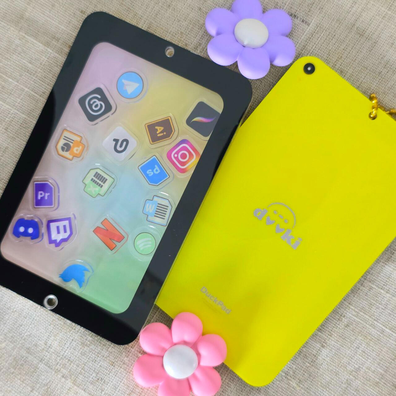 OoglieDooki DuckPad Shaker Keychain